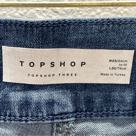 Topshop Three Stretch Flare Jeans Size waist 25 - Picture 6 of 8